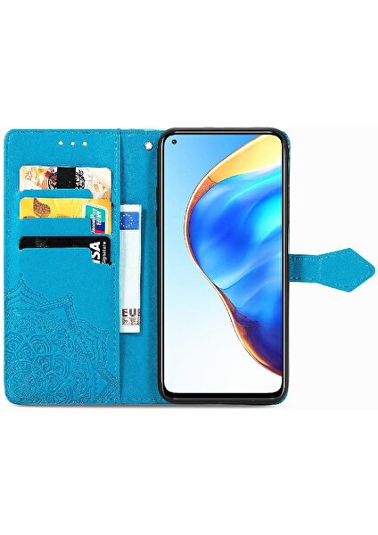 Xiaomi 10T Için Kılıf Zarif Desen Darbeye Deri Kılıf Basit Flip (Yurt Dışından)