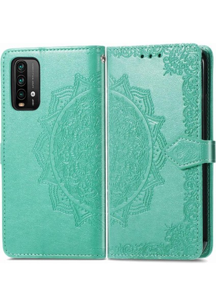 Redmi Not 9 4g Flip Kapak Için Kılıf Zarif Desen Darbeye Basit (Yurt Dışından)