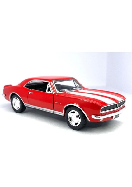 1967 Chevrolet Camaro Z/28 (Şeritli) - Çek Bırak 5inch. Lisanslı Model Araba, Oyuncak Araba 1:37