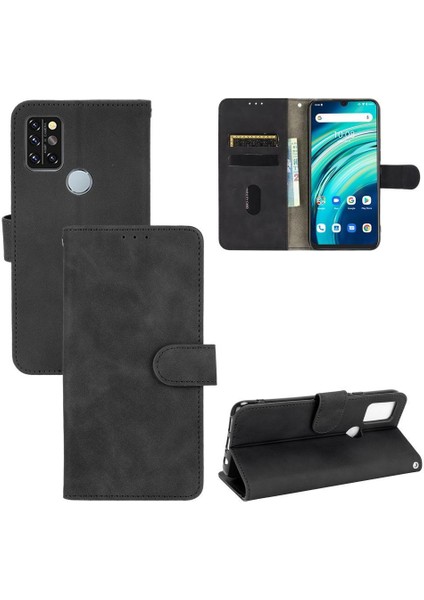 Umidigi A9 Pro Kart Ekleme Deri Folio Flip Case Kapak Için Kılıf (Yurt Dışından)