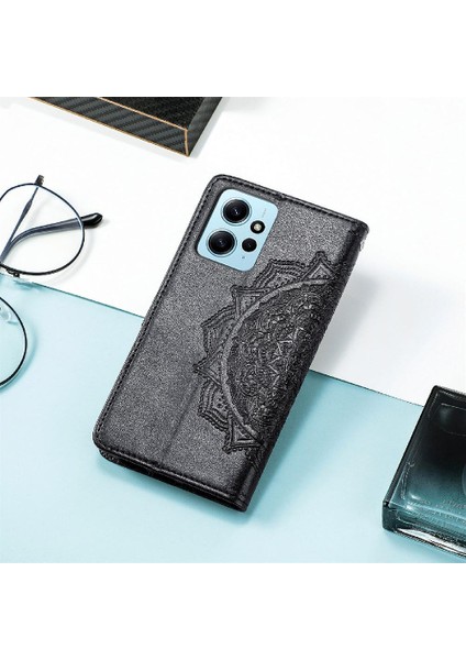 Redmi Not 12 Için Kılıf 4g Darbeye Basit Iş Deri Kılıf Desen (Yurt Dışından)