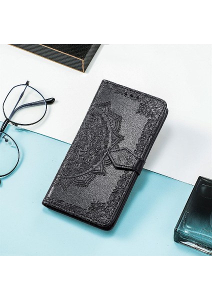 Redmi Not 12 Için Kılıf 4g Darbeye Basit Iş Deri Kılıf Desen (Yurt Dışından)