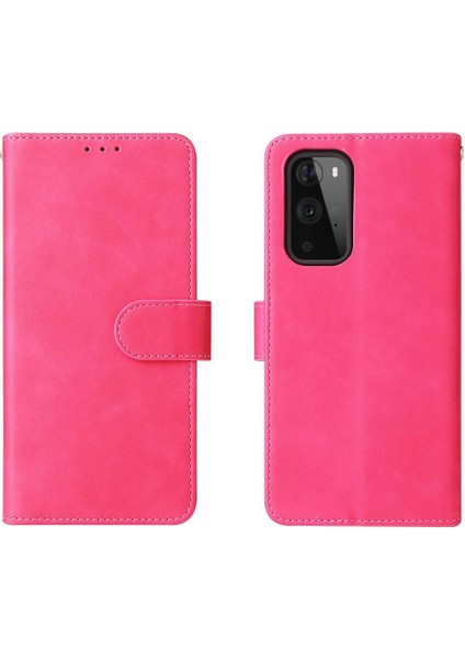 Kart Tutucu Kickstand Tam Koruma Folio ile Oneplus 9 Pro Için Kılıf (Yurt Dışından)