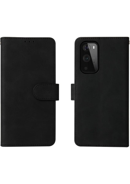 Kart Tutucu Kickstand Tam Koruma Folio ile Oneplus 9 Pro Için Kılıf (Yurt Dışından)