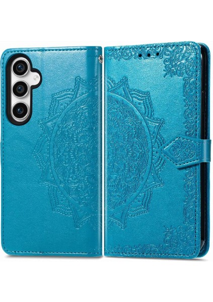 Samsung S23FE Darbeye Basit Iş Zarif Desen Flip Case (Yurt Dışından)