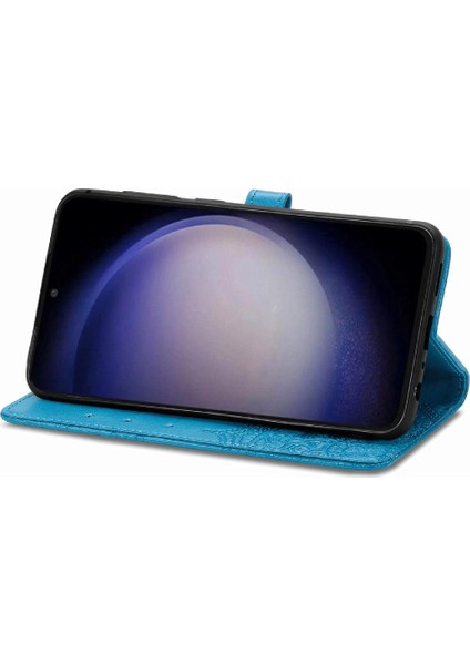 Samsung S23FE Darbeye Basit Iş Zarif Desen Flip Case (Yurt Dışından)