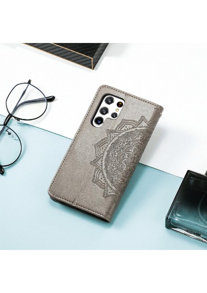 Samsung S22 Ultra Deri Kılıf Basit Iş Zarif Desen (Yurt Dışından) indirimleri