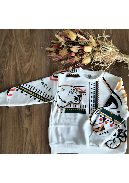 %100 Pamuk Unisex Sweatshirt
