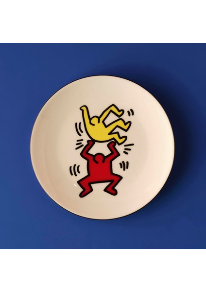 Bella Maison Keith Haring Double Pasta Tabağı (19 Cm)