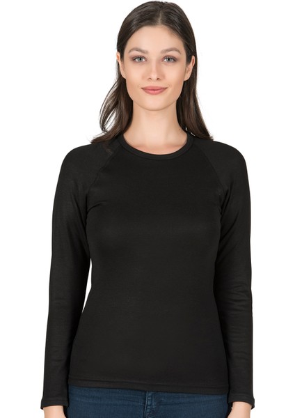 Özkan 23612 Kadın Viskon Uzun Kollu Yuvarlak Simit Yaka Termal İçlik Fanila