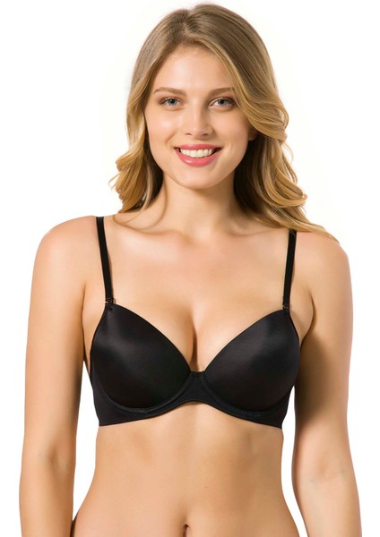 Le Jardin 7050 Micro Kaplı Kulaksız Push Up Balenli Silikonlu Sütyen