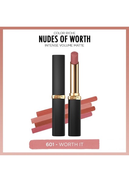 Color Riche Intense Volume Matte - Mat Ruj No: 601 Worhit