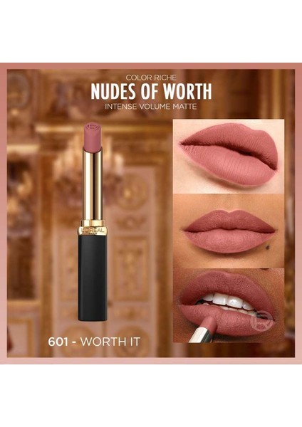 Color Riche Intense Volume Matte - Mat Ruj No: 601 Worhit