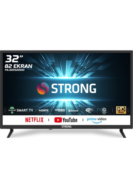 ML32ES2000 32" 81 Ekran Dahili Uydu Alıcılı HD Ready Smart LED TV