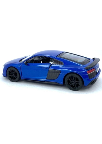 2020 Audi R8 Coupe - Çek Bırak 5inch. Lisanslı Model Araba, Oyuncak Araba 1:36 Mavi fiyatları