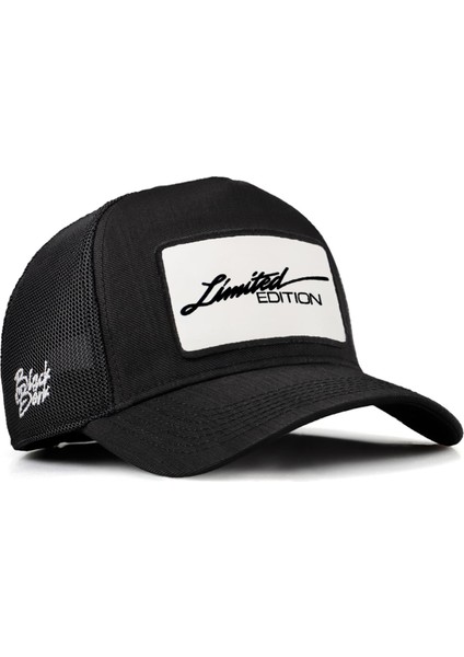 V2 Trucker Limited Edition - 1 Kod Logolu Siyah Cordura Kumaş Şapka (Cap)