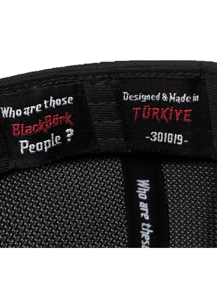 V2 Trucker Limited Edition - 1 Kod Logolu Siyah Cordura Kumaş Şapka (Cap)
