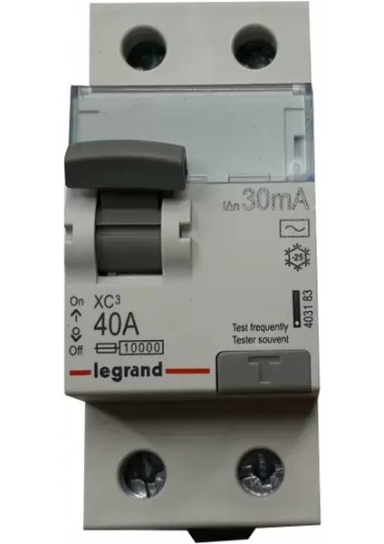 Xc3 2X25 Amper 30MA Ac Tipi Kaçak Akım Rölesi