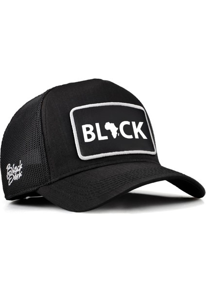 V2 Trucker Black - 2 Kod Logolu Siyah Cordura Kumaş Şapka (Cap)