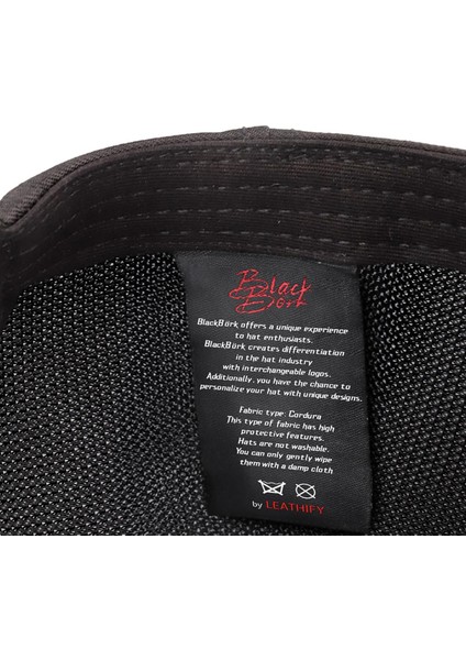 V2 Trucker Black - 2 Kod Logolu Siyah Cordura Kumaş Şapka (Cap)