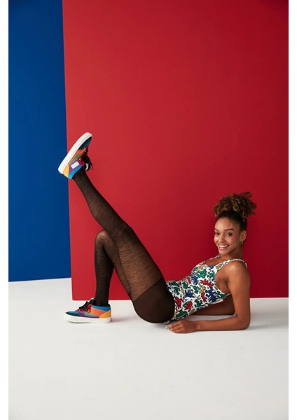 All Over Külotlu Çorap-Keith Haring