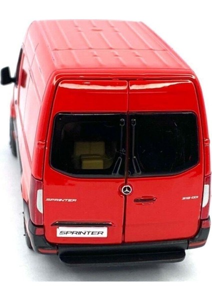 Mercedes-Benz Sprinter - Çek Bırak 5inch. Lisanslı Model Araba, Oyuncak Araba 1:48