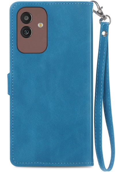 Samsung Galaxy M13 5g Fermuarlı Kese Manyetik Kart Tutacağı Bilek Kayışlı Cüzdan Kesesi Samsung Galaxy M13 5g (Yurt Dışından)