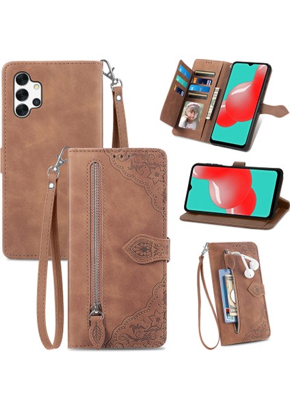 Samsung Galaxy A32 5g Fermuarlı Kese Manyetik Kart Tutacağı Bilek Kayışlı Cüzdan Kesesi Samsung Galaxy A32 5g (Yurt Dışından) modelleri