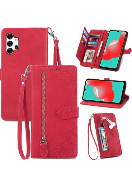 Samsung Galaxy A32 5g Fermuarlı Kese Manyetik Kart Tutacağı Bilek Kayışlı Cüzdan Kesesi Samsung Galaxy A32 5g (Yurt Dışından) modelleri