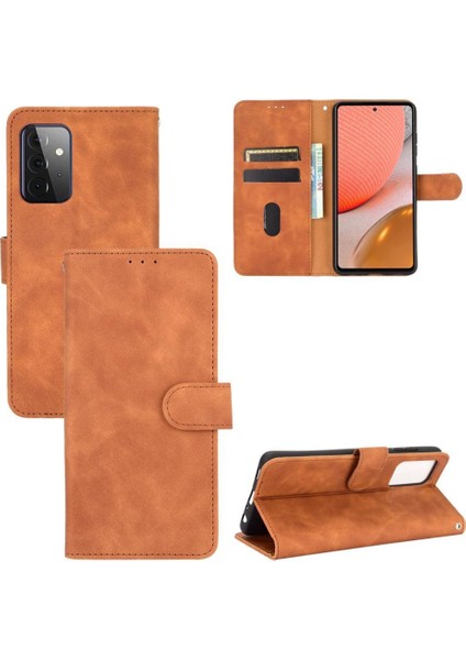 Kart Tutucu Kickstand Kart Ekleme ile Samsung Galaxy A72 5g Için Kılıf (Yurt Dışından)