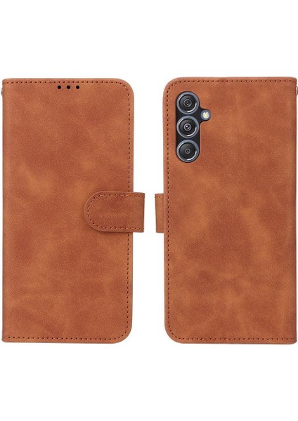 Samsung Galaxy M34 5g Için Kılıf Koruyucu Kapak Deri Folio Flip Case (Yurt Dışından)