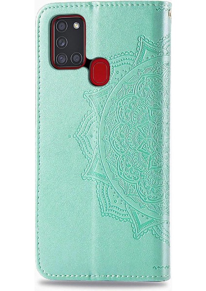 Samsung A21S Zarif Desen Kapak Çevirin Kılıf Basit (Yurt Dışından) indirimleri