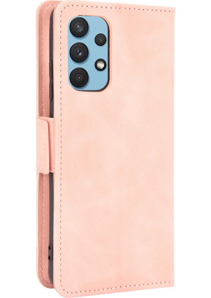Samsung Galaxy A32 4g ile Uyumlu Kickstand Koruyucu, Kredi Kartı Tutacağı Pu Deri Darbeye Dayanıklı Telefon Kılıfı (Yurt Dışından) indirimleri