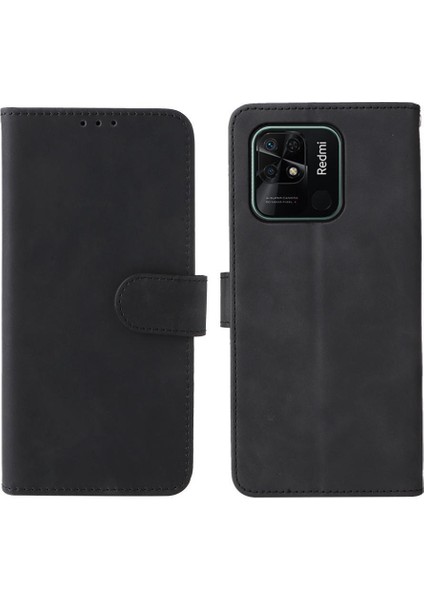 Xiaomi Redmi 10C Kart Ekleme Deri Folio Flip Case Kapak (Yurt Dışından)