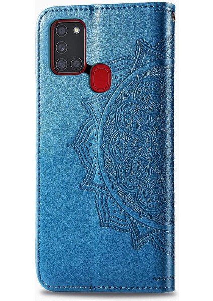 Samsung A21S Zarif Desen Kapak Çevirin Kılıf Basit (Yurt Dışından) fırsatları