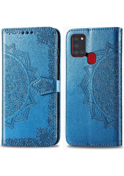 Samsung A21S Zarif Desen Kapak Çevirin Kılıf Basit (Yurt Dışından) indirimleri