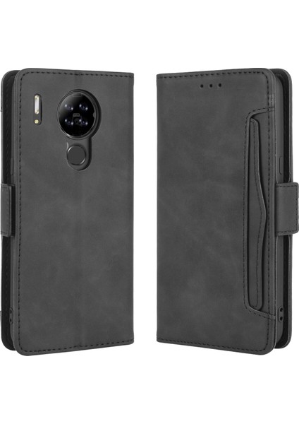 Blackview A80 ile Uyumlu Kickstand Koruyucu, Kredi Kartı Tutacağı Pu Deri Darbeye Dayanıklı Telefon Kılıfı (Yurt Dışından)