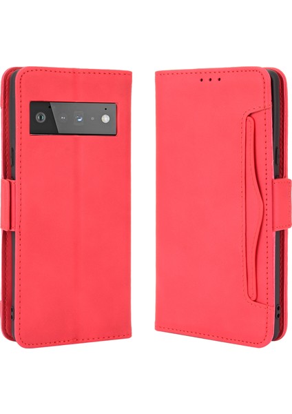 Google Pixel 6 Pro ile Uyumlu Kickstand Koruyucu, Kredi Kartı Tutacağı Pu Deri Darbeye Dayanıklı Telefon Kılıfı (Yurt Dışından) fiyatları