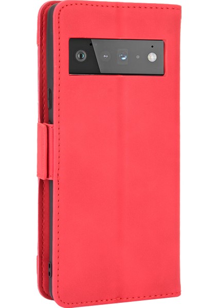 Google Pixel 6 Pro ile Uyumlu Kickstand Koruyucu, Kredi Kartı Tutacağı Pu Deri Darbeye Dayanıklı Telefon Kılıfı (Yurt Dışından) indirimleri