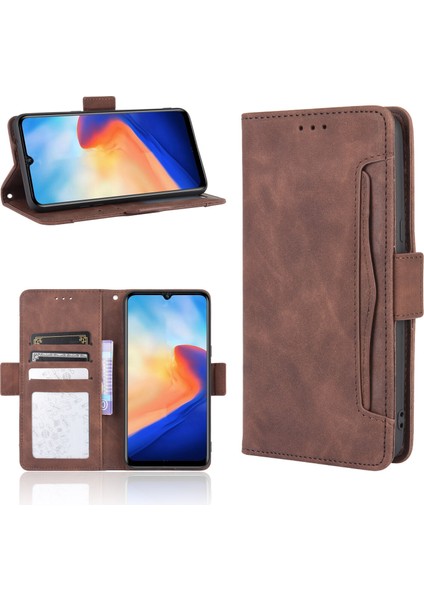Blackview A80 ile Uyumlu Kickstand Koruyucu, Kredi Kartı Tutacağı Pu Deri Darbeye Dayanıklı Telefon Kılıfı (Yurt Dışından) fırsatları