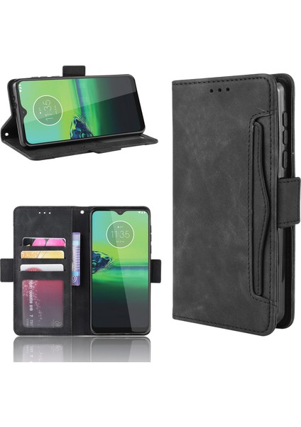 Motorola Moto One Macro/g8 Play ile Uyumlu Kickstand Koruyucu, Kredi Kartı Tutacağı Pu Deri Darbeye Dayanıklı Telefon Kılıfı (Yurt Dışından) fırsatları