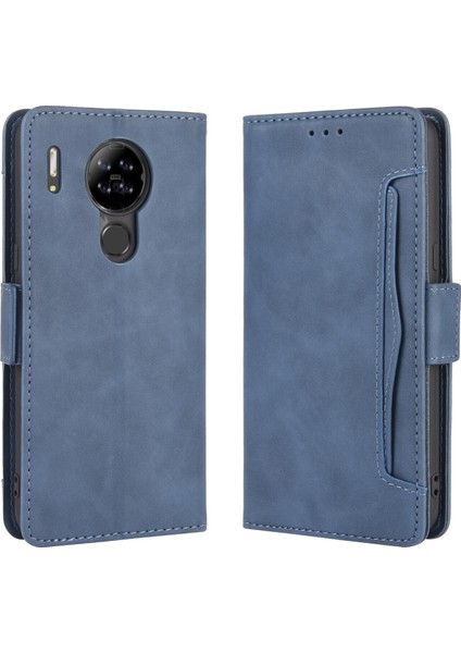 Blackview A80 ile Uyumlu Kickstand Koruyucu, Kredi Kartı Tutacağı Pu Deri Darbeye Dayanıklı Telefon Kılıfı (Yurt Dışından)
