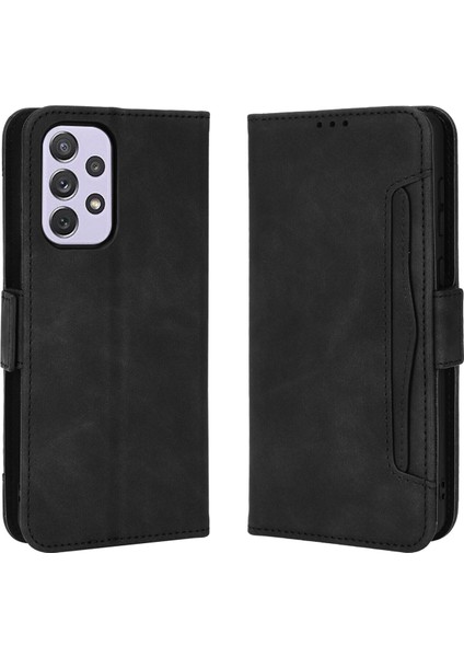 Samsung Galaxy A53 5g ile Uyumlu Kickstand Koruyucu, Kredi Kartı Tutacağı Pu Deri Darbeye Dayanıklı Telefon Kılıfı (Yurt Dışından)