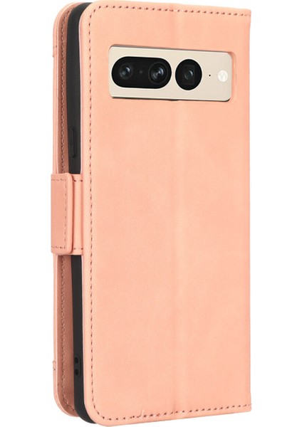 Google Pixel 7 Pro ile Uyumlu Kickstand Koruyucu, Kredi Kartı Tutacağı Pu Deri Darbeye Dayanıklı Telefon Kılıfı (Yurt Dışından)
