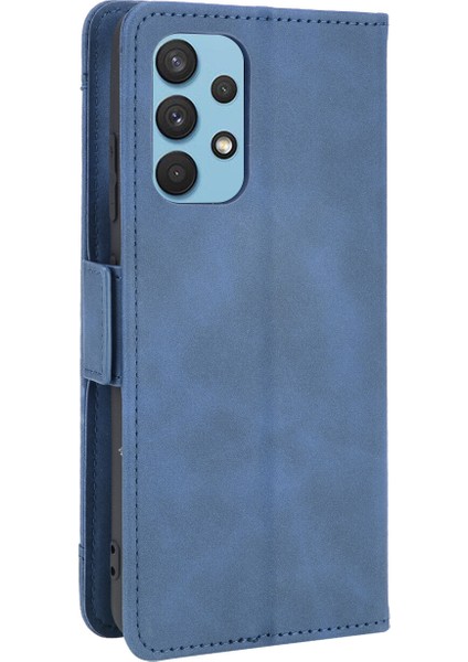 Samsung Galaxy A32 4g ile Uyumlu Kickstand Koruyucu, Kredi Kartı Tutacağı Pu Deri Darbeye Dayanıklı Telefon Kılıfı (Yurt Dışından) indirimleri