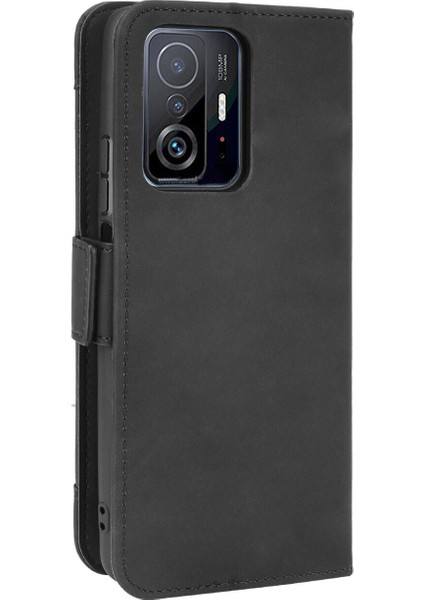 Xiaomi Mi 11T/11T Pro ile Uyumlu Kickstand Koruyucu, Kredi Kartı Tutacağı Pu Deri Darbeye Dayanıklı Telefon Kılıfı (Yurt Dışından) indirimleri