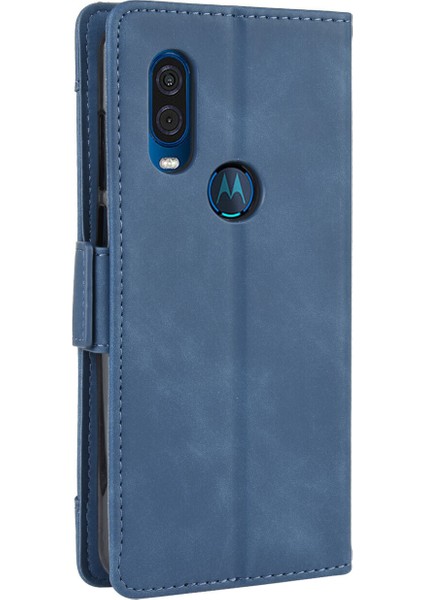 Motorola Moto One Vision ile Uyumlu Kickstand Koruyucu, Kredi Kartı Tutacağı Pu Deri Darbeye Dayanıklı Telefon Kılıfı (Yurt Dışından) indirimleri