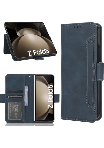 Samsung Galaxy Z Fold 5 ile Uyumlu Kickstand Koruyucu, Kredi Kartı Tutacağı Pu Deri Darbeye Dayanıklı Telefon Kılıfı (Yurt Dışından) fırsatları