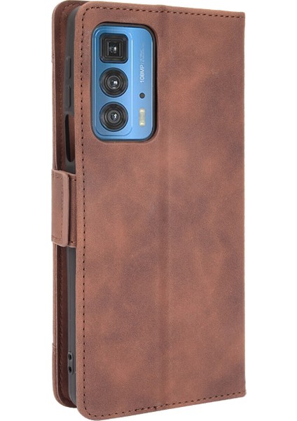 Motorola Moto Edge 20 Pro ile Uyumlu Kickstand Koruyucu, Kredi Kartı Tutacağı Pu Deri Darbeye Dayanıklı Telefon Kılıfı (Yurt Dışından) indirimleri