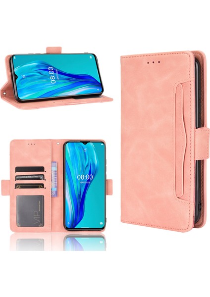 Ulefone Note 9p ile Uyumlu Kickstand Koruyucu, Kredi Kartı Tutacağı Pu Deri Darbeye Dayanıklı Telefon Kılıfı (Yurt Dışından)